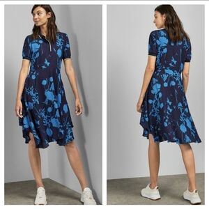 Ted Baker Bluebell Midi Dress Size 2 Small Romantic Floral